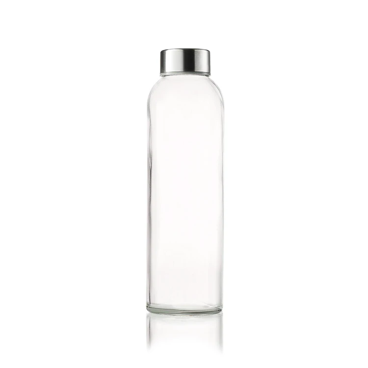 

Large Capacity Custom Wholesale Glass Water Bottle with Lid