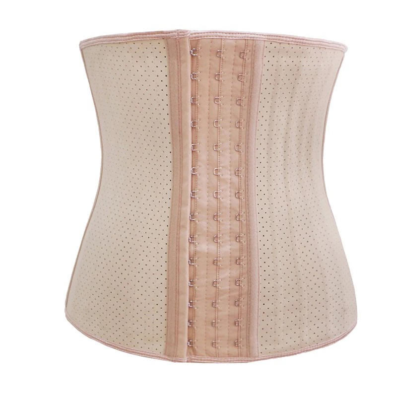 

25 steel bone Fajas Shapewear spandex+Cotton+Latex Waist Trainer women sexy waist trainer, Black