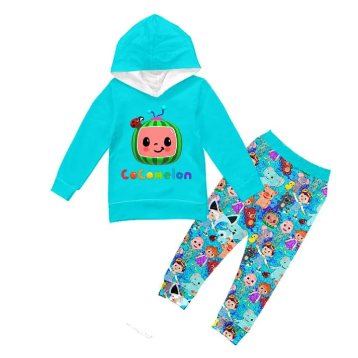 

Fall/winter baby boys long sleeves cartoon hoodies sets kids jogger children clothing outfits wholesale boutique new arrived