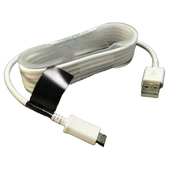 

Wholesale 5 pin micro usb cable for v8 usb data cable USB 2.0 Connector, White