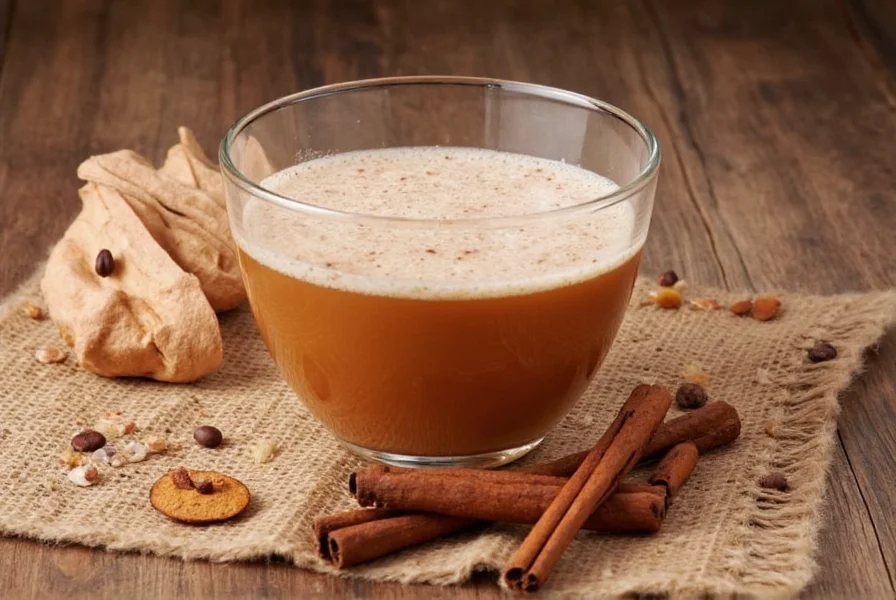 Person brewing masala chai on stovetop