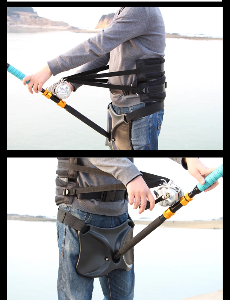 Hot Sale Factory Wholesale Fishing Fighting Belt With Shoulder Harness
