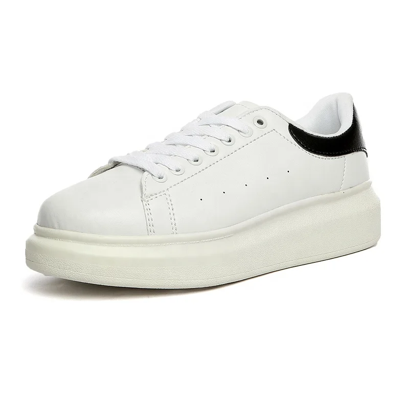 

Woman Shoes New Arrivals 2019 Leather Athletic White Men's Casual Shoes Brand Sports Shoes Men, White-green/white-black/black