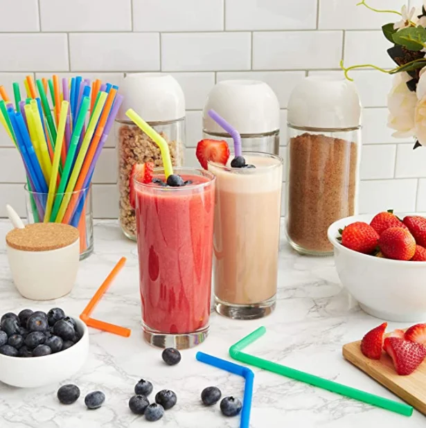 

Non-polluting and wholesaleable disposable degradable straws, Customized color
