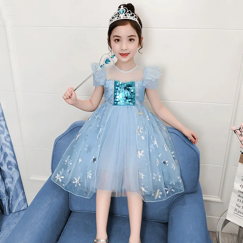 

Girls 2021 Dress Children Princess Dress Spring and Summer