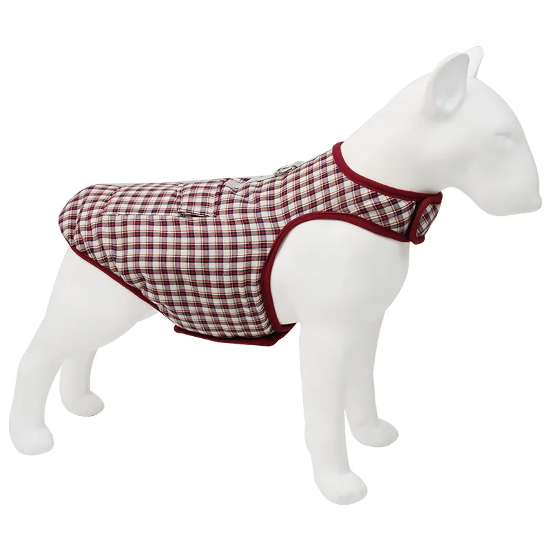 

Selected High Quality Materials Large Size Warm Cotton Two-sided Pet Vest clothes, Customized color