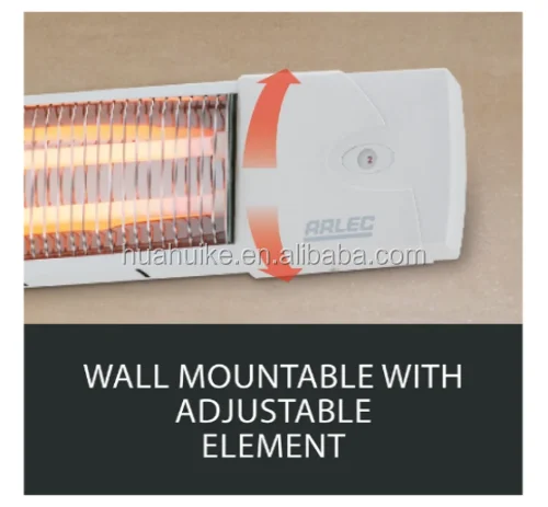 New Wall Mount 1500W 3 Heat settings Strip Heater New Heller Chrome SH1500C 