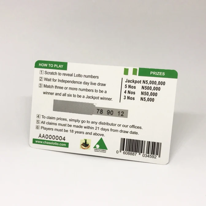 
Paper scratch off recharge Card 