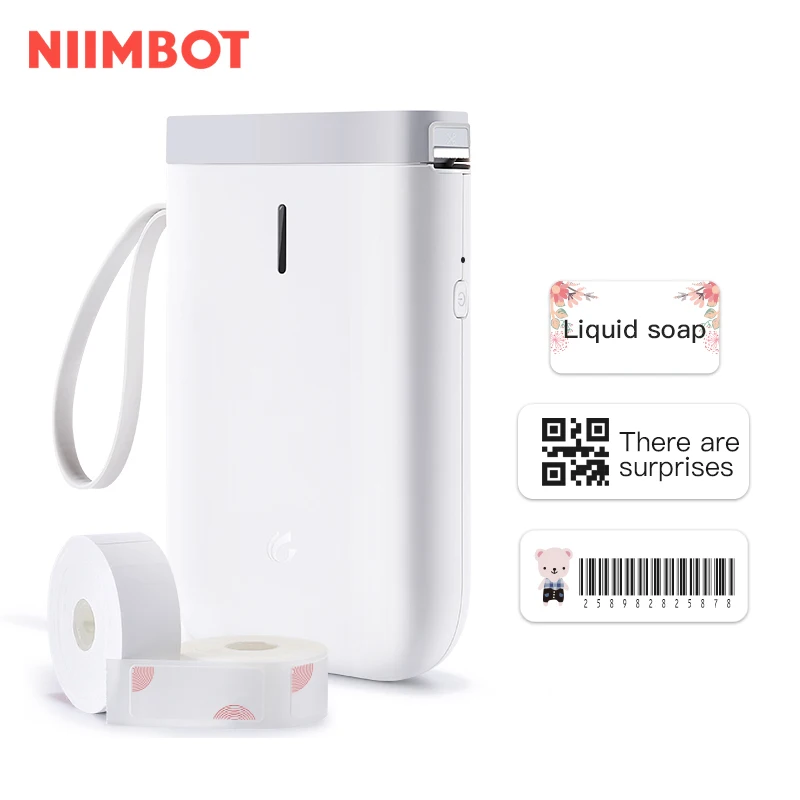 

Portable Mini Thermal Printer D11 2020 Niimbot 15mm Label Printer Thermal Roll Paper Thermal Printing Black and White Dot-matrix