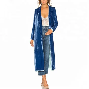 Wholesale Clothing New York Style Women Velvet Coat With Lining - Buy Women Velvet Coat ...