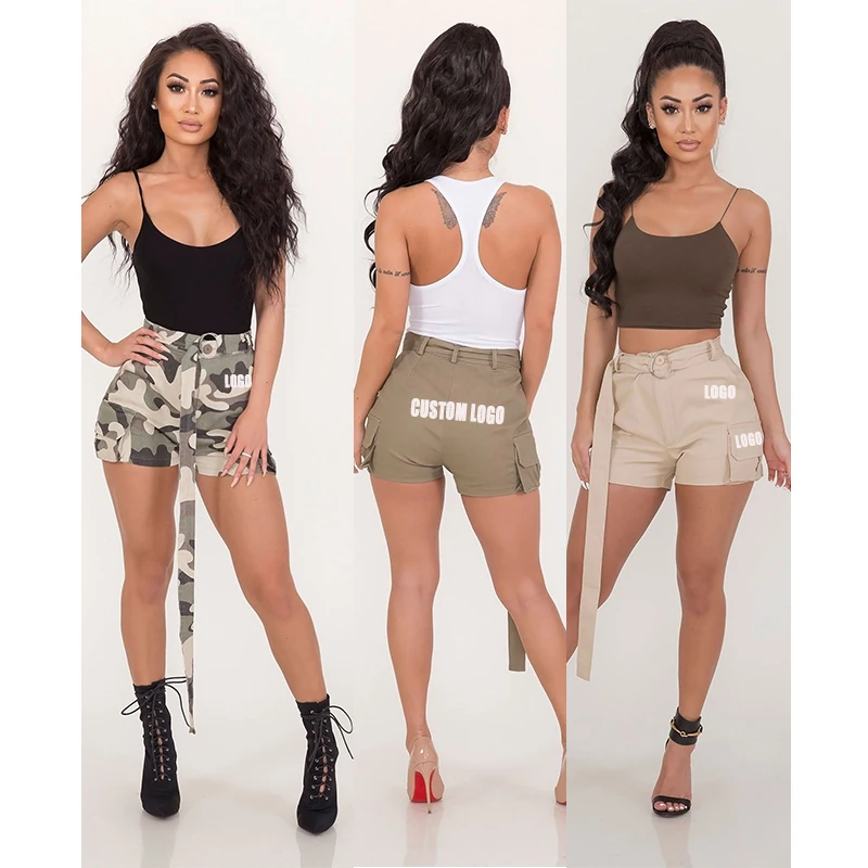 

Free Shipping Women's Camo Pants Cool Camouflage Tight Fashionable Sexy short High Waist Military Army Combat Camouflage Pant, Customized color