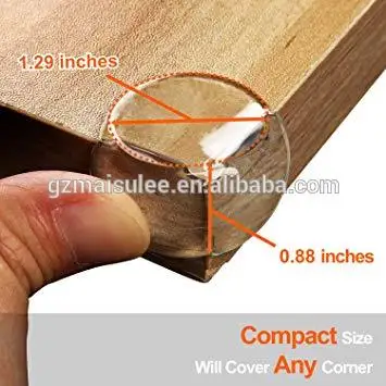Transparent Baby Proof Safety Bumpers and Kids Decorative Table Corner Guards for Table Corner Protectors