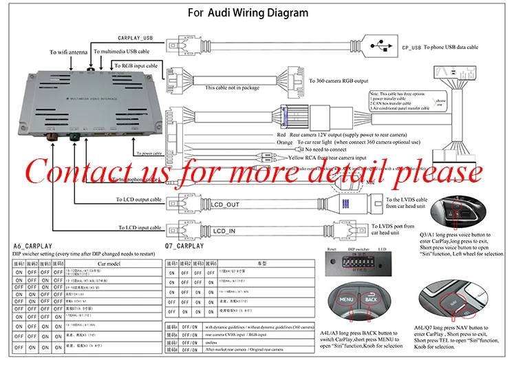 2020 Wireless Apple Carplay For Audi Q2 A3 Q3 A4 Q5 A5 A6 Q7 A8 Mmi 3g