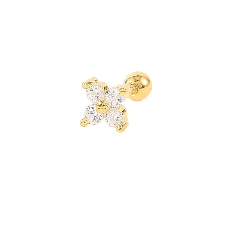 

2022 New Dainty 925 Sterling Silver Stud Earring Fashion jewelry Wholesale