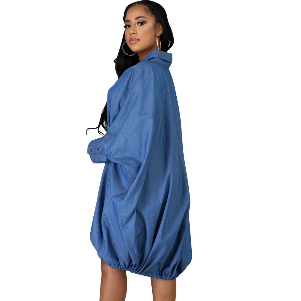 

Summer New Women's office ladies ruffle bodycon fashion shirt dress