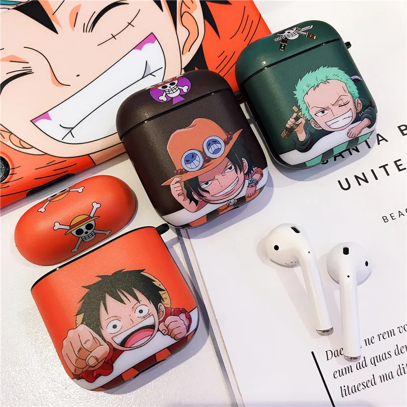 Hot Selling Shockproof Cover For Apple Airpods 1 2 Cartoon One Piece Zoro Ace Protective Airpods Cases Wholesale Earphone Box Buy For Designers Airpod Case For Airpods Case Cover Samsung Case Product On