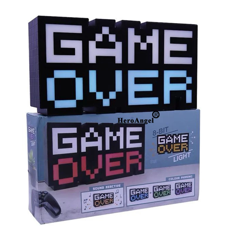 

Game Over light Colorful RGB Game Room Lighting for Playstation/Xbox/Nintendo