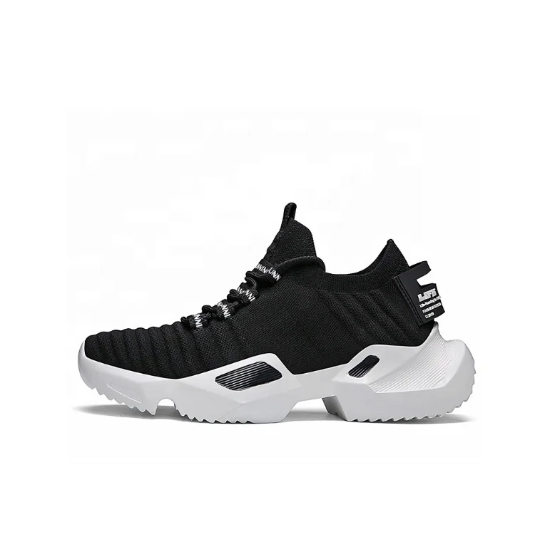 

New fashion heighten running shoes 3D outsole breathable fly weave China men sport running shoes, Bright color,colorful,make your color sport shoes