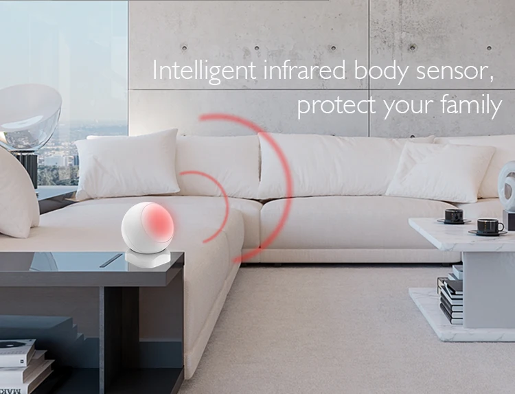Wireless Human Body Infrared Detector Sensor For Smart Home Automation Security System - ANKUX.COM