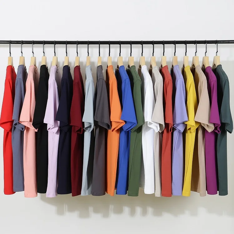 

Wholesale High Quality 100% Cotton 40 fine yarn 220g Slim Fit Short Sleeve Plain Custom T-shirt Men T Shirt