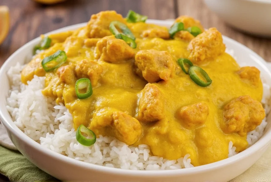 Bowl of freshly made yellow sauce