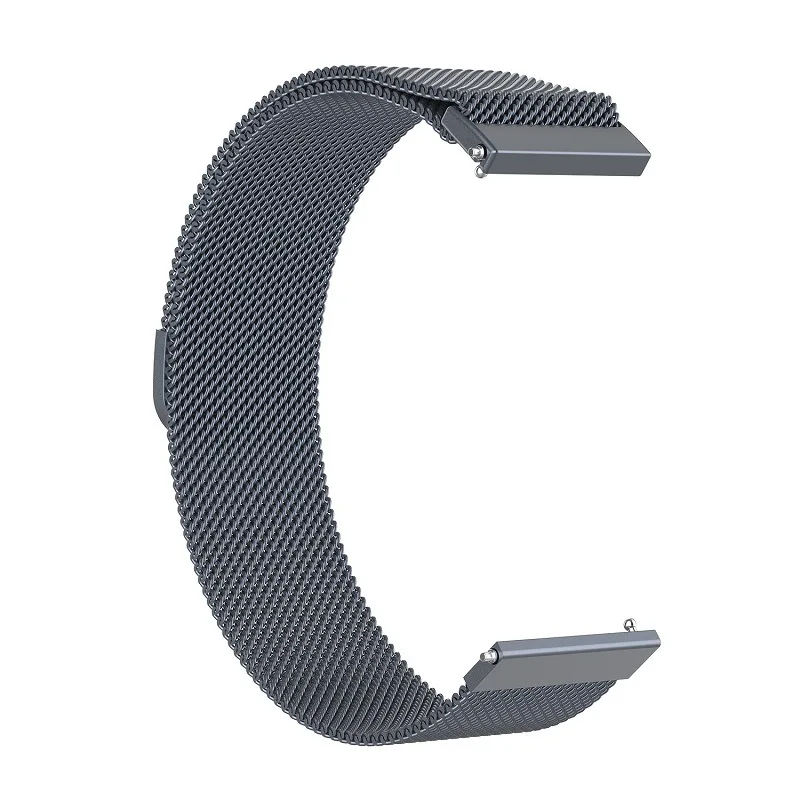 

High quality 18mm 20mm 22mm milanese loop magnetic smart watch strap band