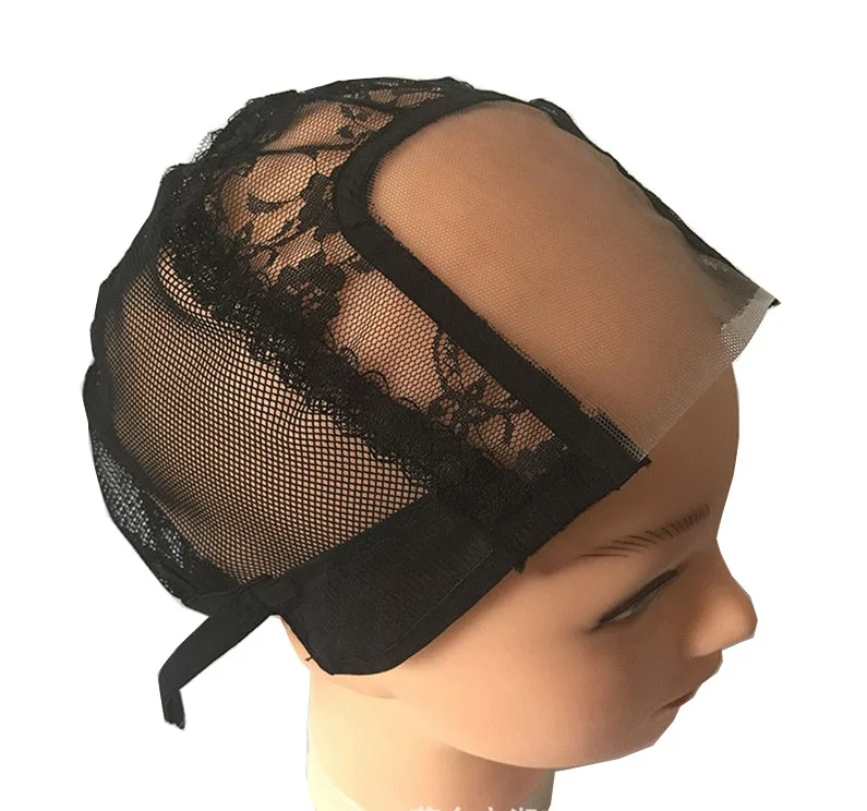 

adjustable straps wig caps wig caps for making wigs, Black