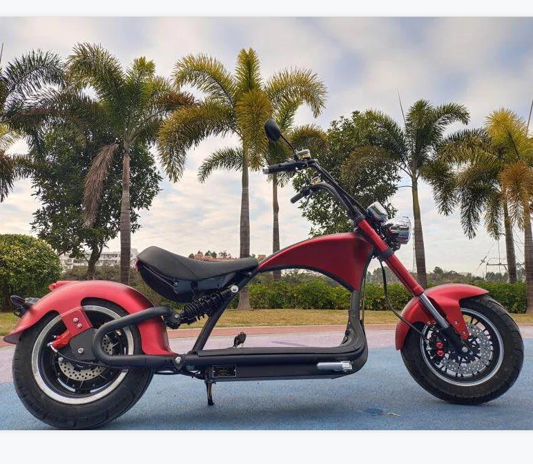 

EU Warehouse 2000W EEC COC Front and rear shock absorption citycoco scooter Big seat Adult Electric Motorcycles, Customized