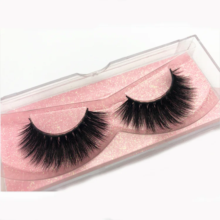 
Wholesale very soft luxury 3D faux 25mm faux mink eyelash vendor customized boxes packaging 
