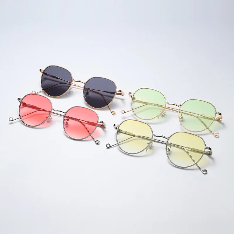 

European and American Style Fashion Small Round Gradient Sunglasses, 4 colors