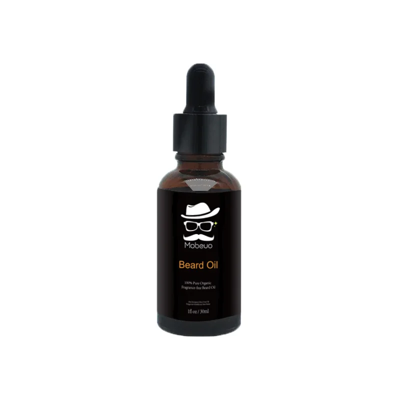 

OEM Custom Logo Vegan Beard care Growth Oil Kit Grooming Natural Organic Mens Private Label Beard Oil