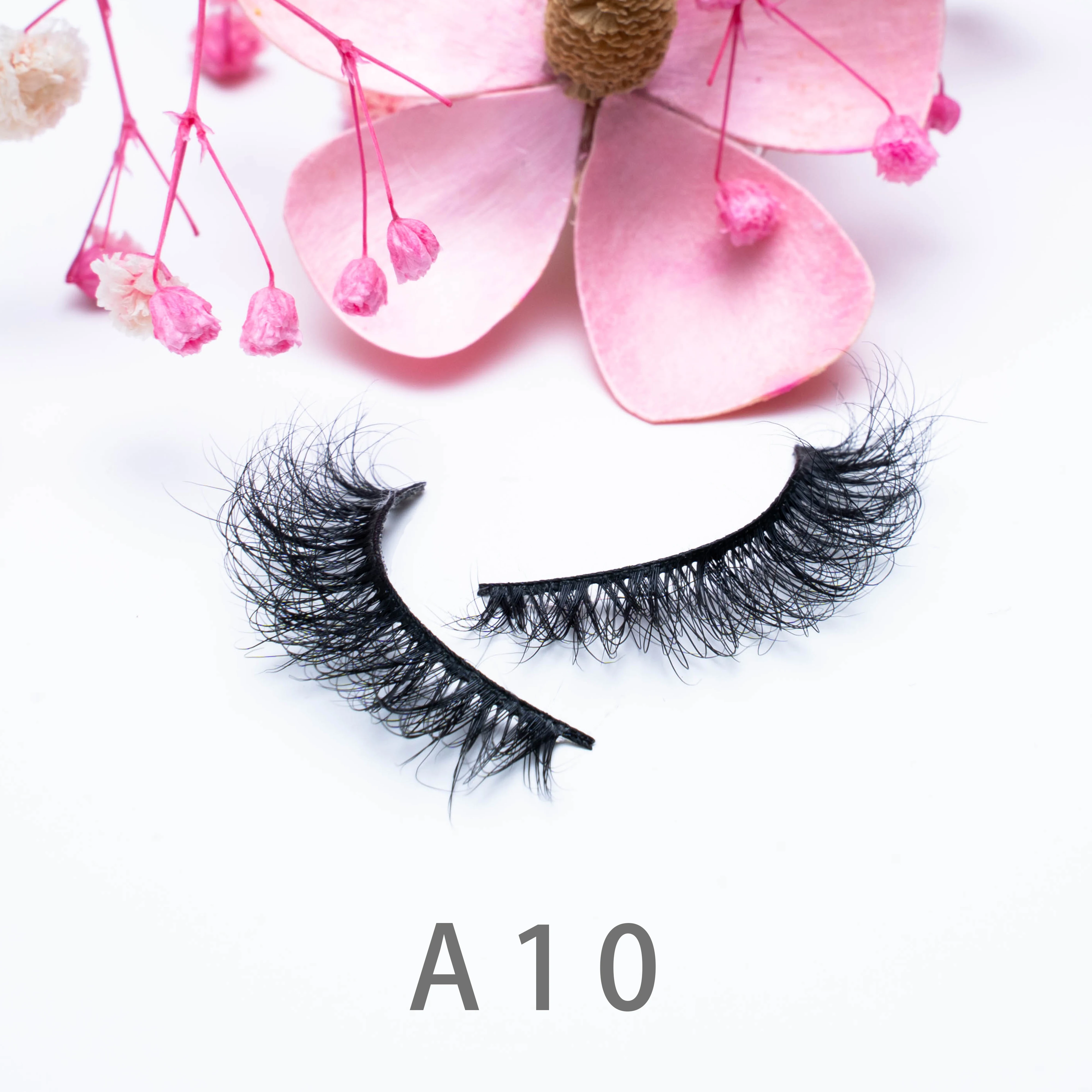 

Mink Eyelashes Mink False Lashes 100% Real Mink Fur 13-18mm False Eyelashes Handicraft