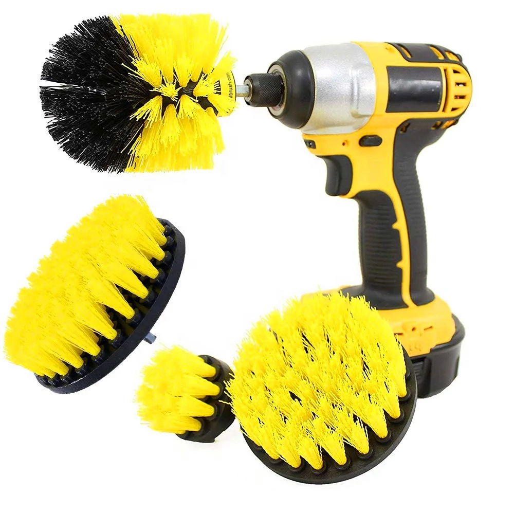 

4Pcs Sink Cleaner Multi-Purpose Power Scrubber Drill Cleaning Brush