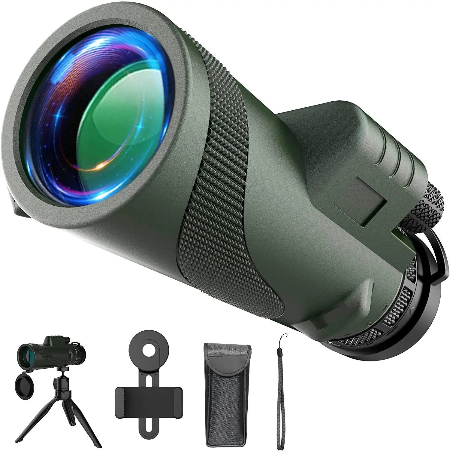 

Hot selling High Power large Eyepiece monocular scope bird watching with monocular tripod