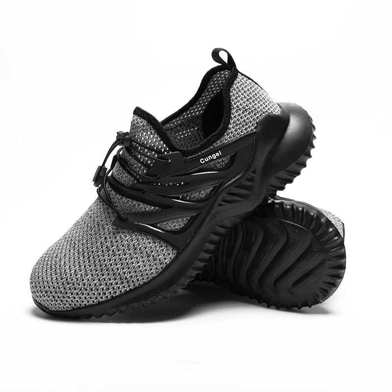 

Industrial Protective Work Shoes Breathable Lightweight Walking Style Casual Sport Shoes Safety Shoes Men, As show