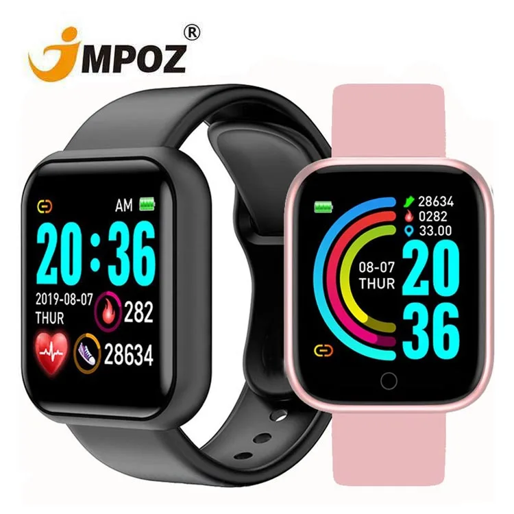 

Smart Watch Y68 D20 L18 PK B57 Men Women Blood Pressure Heart Rate Waterproof Tracker Sport Clock Watch Smart D20