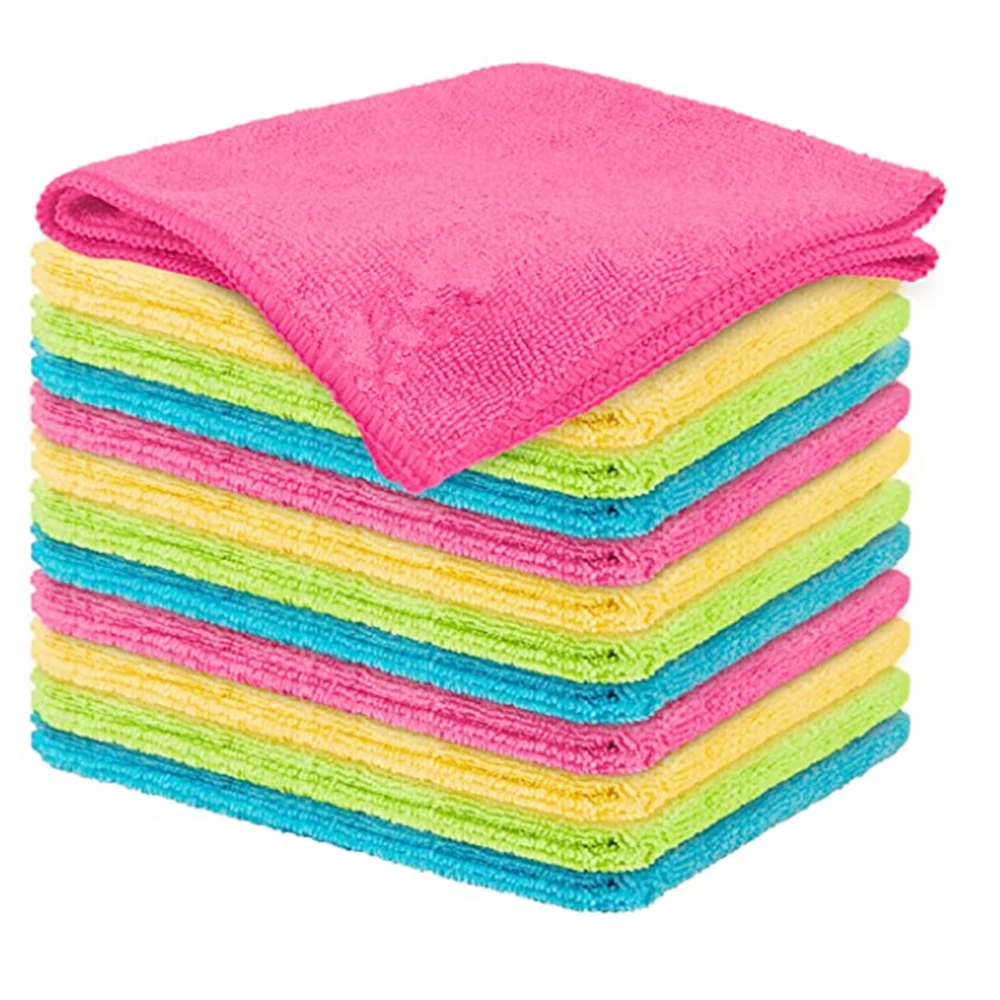 

Wholesale Hot Sale Terry Housework Dishcloth Car Cleaning Cloth Rag Microfiber Kitchen Dish Towel