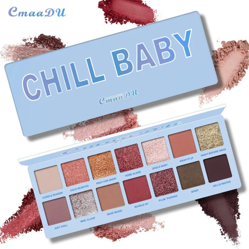 

2021 hot High quality cosmetic make up eyeshadow private label waterproof makeup eyeshadow 14 colors