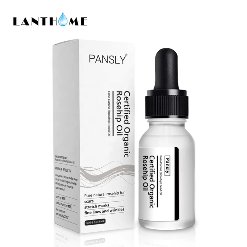 

OEM Private Label Factory Price Cold Pressed Rosehip Oil for Rejuvenating Stretch Marks Anti-Aging Whitening Moisturizer, Transparent