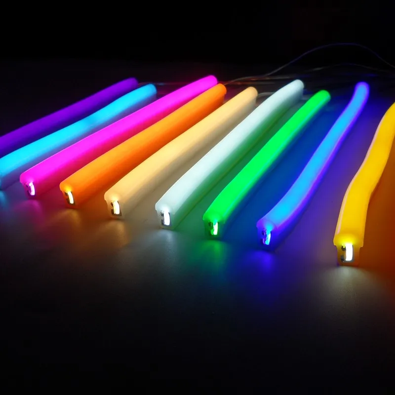 Flexible silicone 8*18mm neon tube factory price Led neon strip lamp