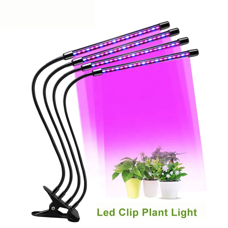 

2021 DC 5V USB Full spectrum adjustable Led grow lamps Flexible Clip tube led growing lights for indoor plant seeding