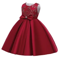 

Retailer Choice Kids Baby Party Frock Design Beading Dresses Fancy Summer Children Clothes Flower Girl Dress L5172
