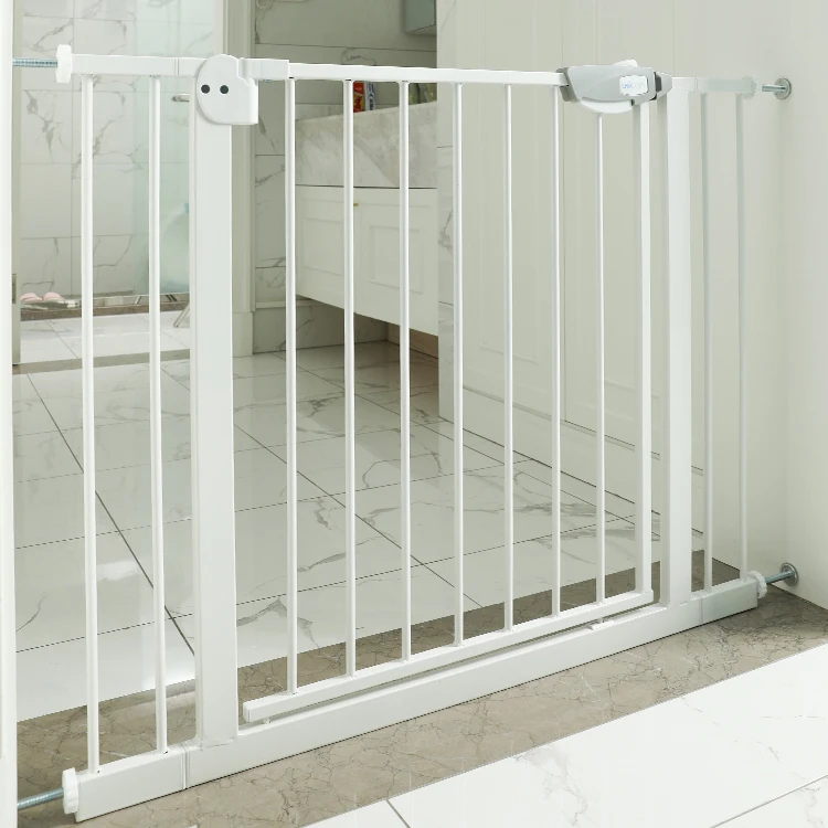 

New design child safety child qatar bed safety baby gate, White