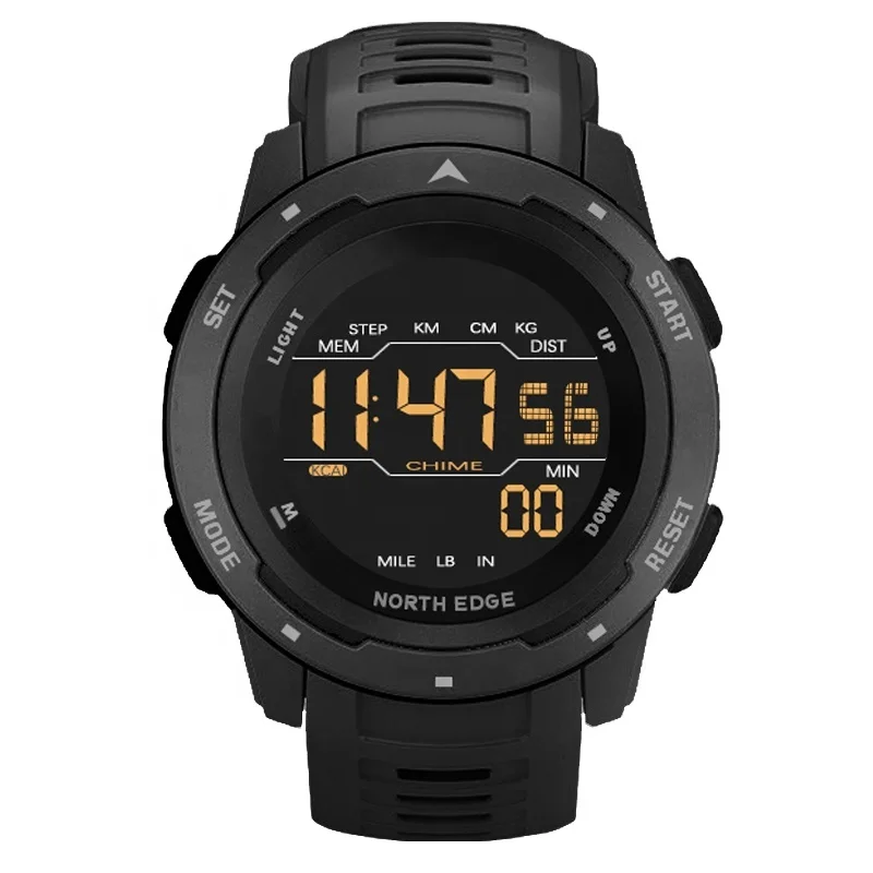 

North Edge Mars outdoors electronic smart wrist watches sports multi-function Backlight watches