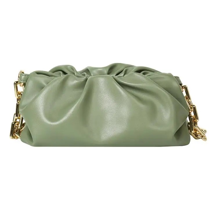 

Women Leather Sling Bag Ladies Pillow HandBag Wholesale Fashion Elegant Leather Ladies Purse