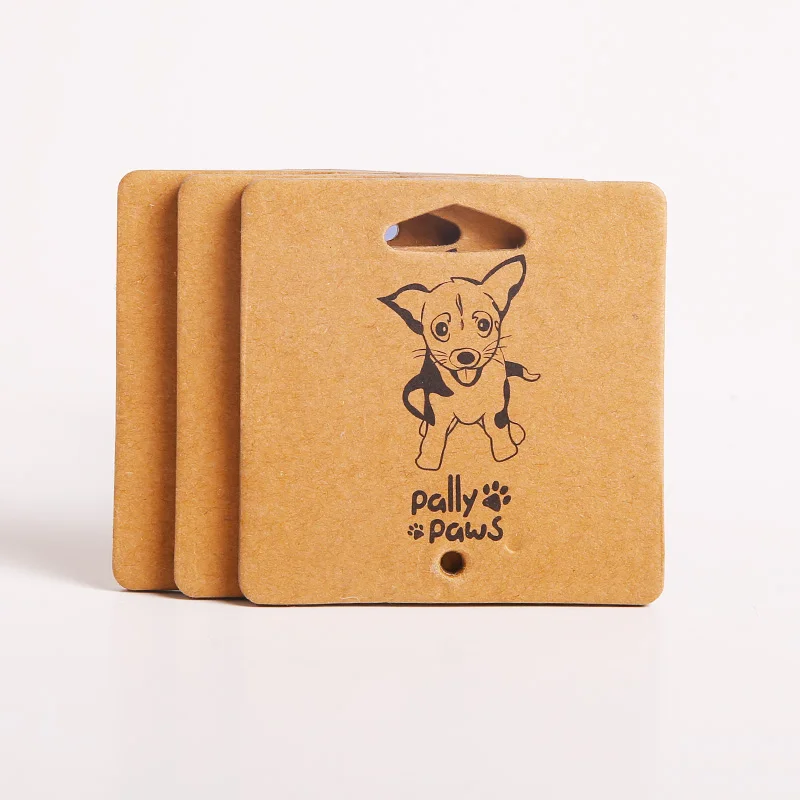 
Custom printing logo Paper card kraft paper card display card wholesale 