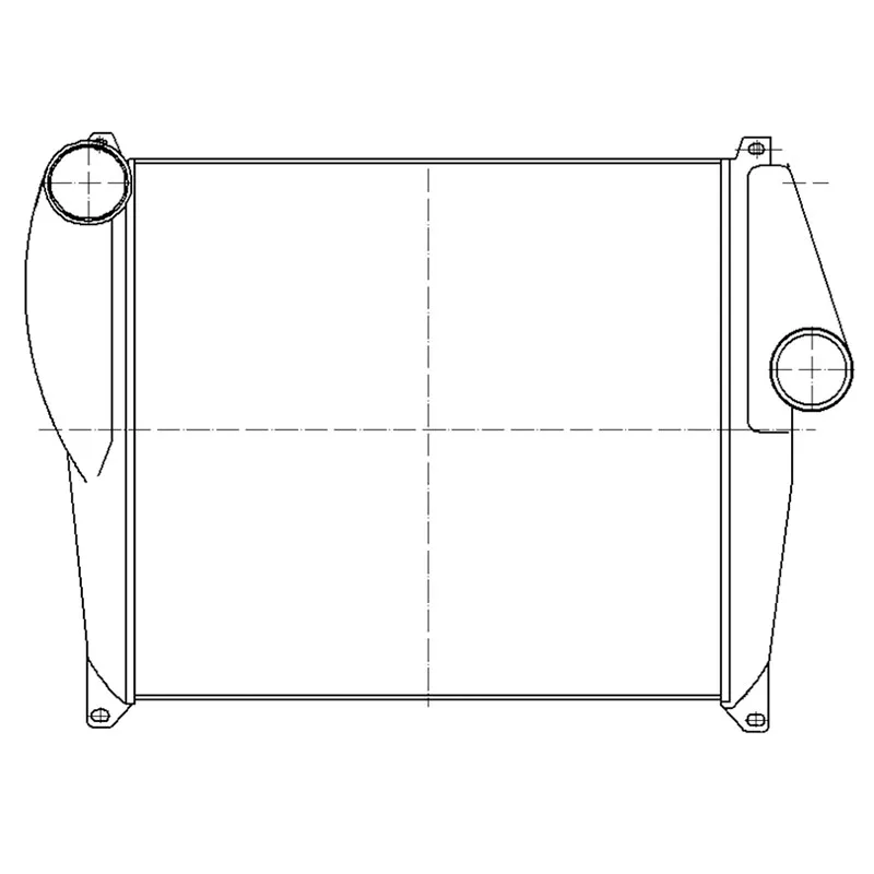 Aluminum Performance Truck Intercooler For Kenworth T600/t800/w900 86