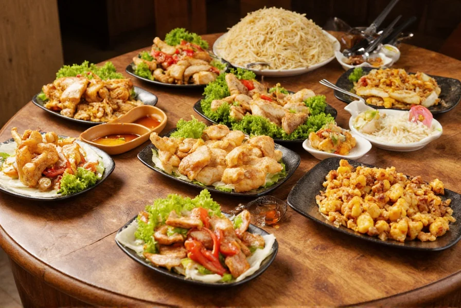Variety of ginger-infused dishes at a high-quality ginger buffet restaurant showing fresh preparations and diverse menu options