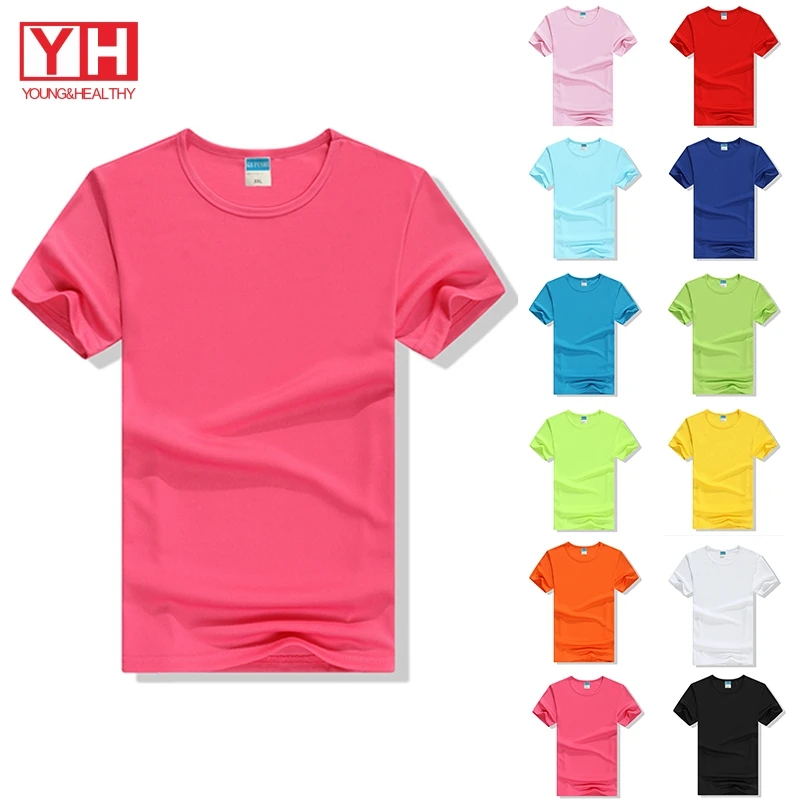 

High Quality Custom Printed Your Own Logo Blank Quick Dry 100% Polyester Mesh Fabric Men's Summer T-Shirts