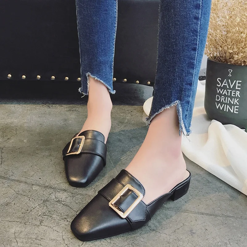 
Factory Wholesale Hot Selling Popular Mules Shoes Women 